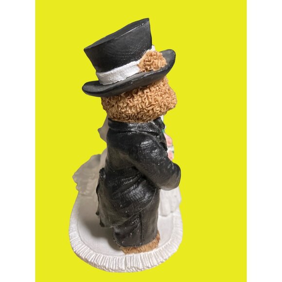 The Windsor Bears Of Cranbury Commons Mr. & Mrs. Windsor Wedding Figurine 1991 - Picture 6 of 11